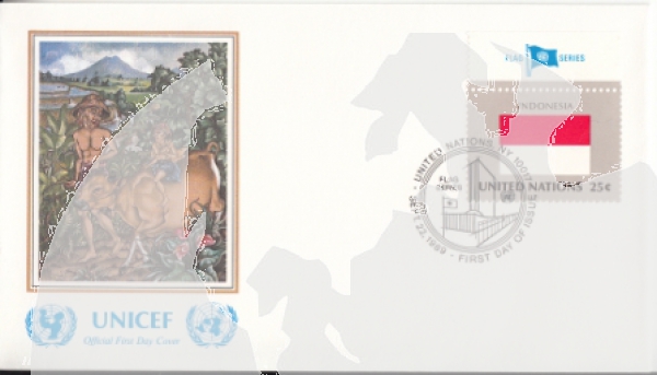 UNO New York FDC 0579 / 0594 ● - 1989
