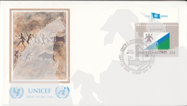 UNO New York FDC 0579 / 0594 ● - 1989