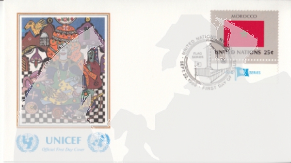 UNO New York FDC 0579 / 0594 ● - 1989