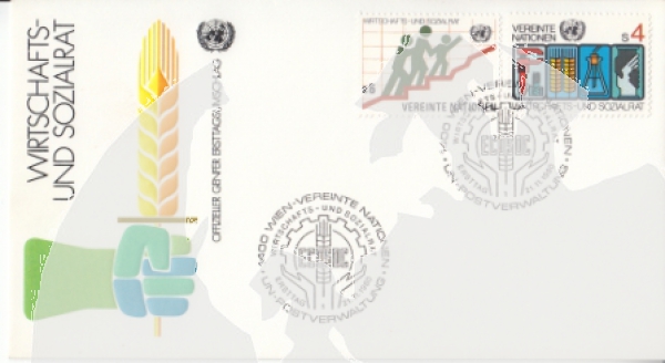 OSN Vídeň FDC 0014 / 0015 ● - 1980