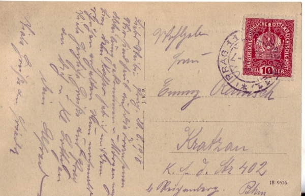Praha 2 - Vinohrady 1918 95 001 ●