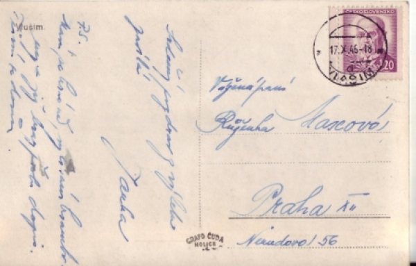 Vlašim 1946 95 001 ●
