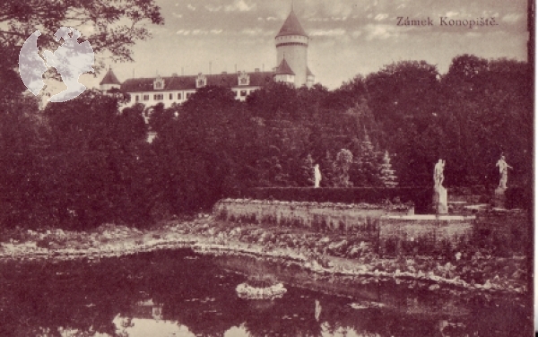 Zámek Konopiště 1925 95 004 ●