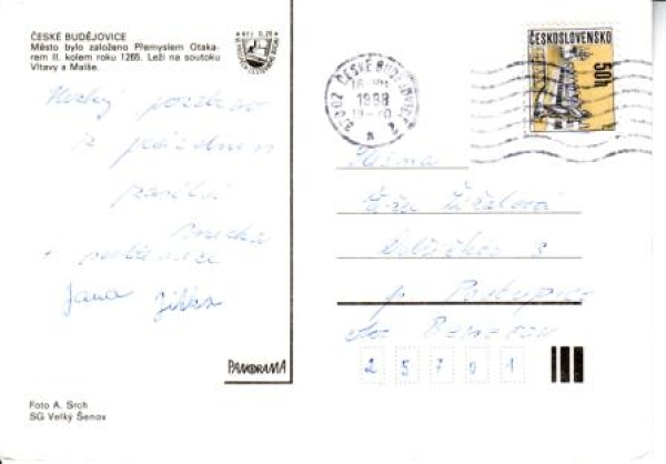 České Budějovice 1988 95 001 ●